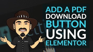 Add a PDF Download Button using Elementor