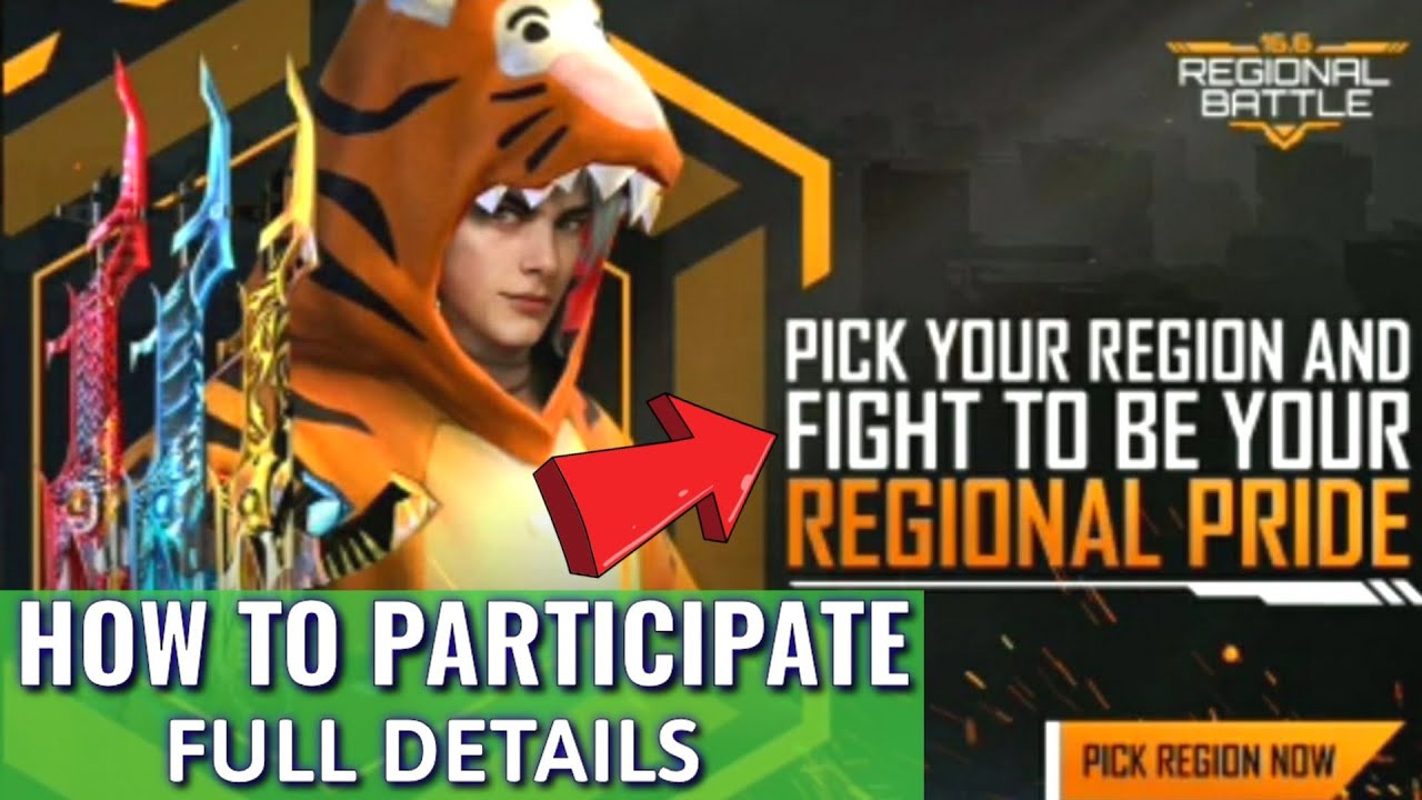 How to Participate Regional Battle In Free Fire Regional Battle Full Details