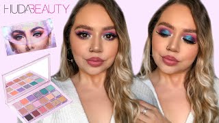 HUDA BEAUTY MERCURY RETROGRADE TUTORIAL, SWATCHES + REVIEW | Makeupbytreenz