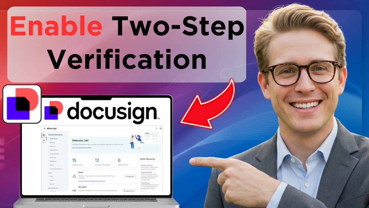 How To Set Up Two-Step Verification In DocuSign (Easy Guide) - YouTube