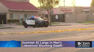 Gunman At Large In Man’s Lakewood Shooting Death