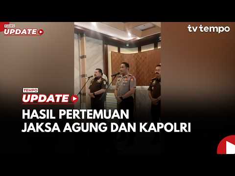 Beberapa Pembahasan dalam Pertemuan Jaksa Agung dengan Kapolri