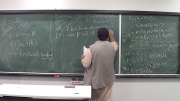 Lecture 1 (Part 5): The Riesz Representation Theorem in finite-dimensional inner product spaces