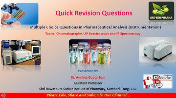 MCQs in Pharmaceutical Analysis Instrumentation ( UV and IR)