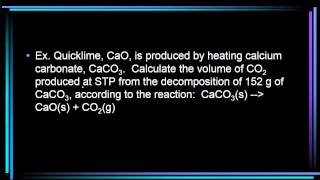 HC 14.11 Gas Stoichiometry N34 Hc Gas Stoichiometry