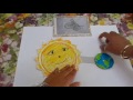 نشاط بسيط للأطفال لشرح دوران الأرض حول نفسها وحول الشمس والمدة الزمنية لكل واحد