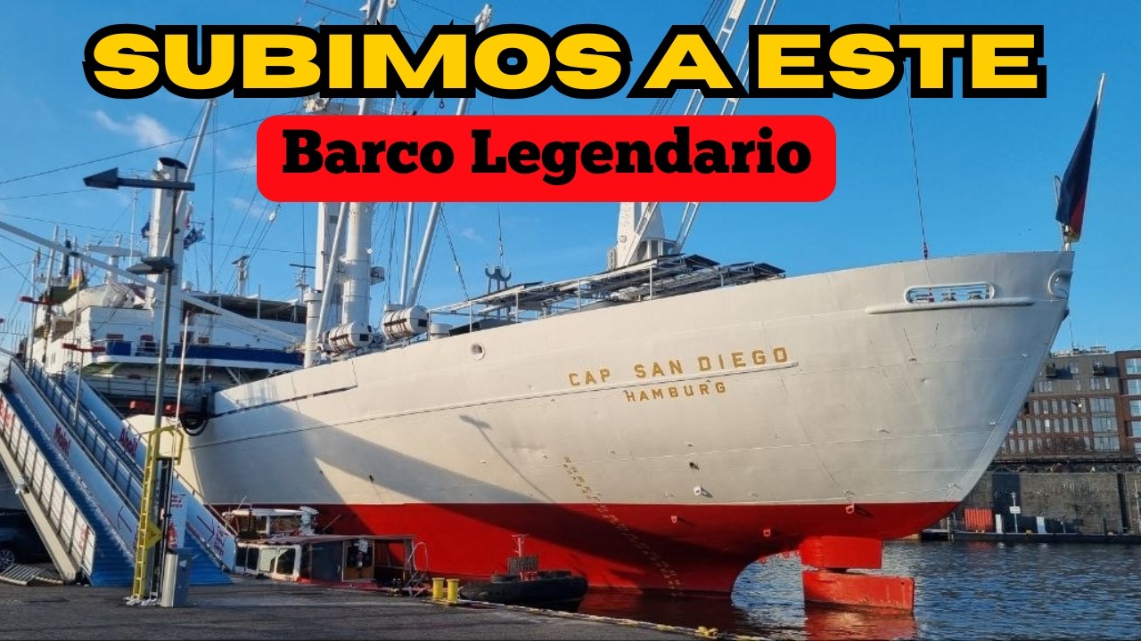 ¿Qué hay dentro del Cap San Diego? Tour completo del histórico buque de Hamburgo