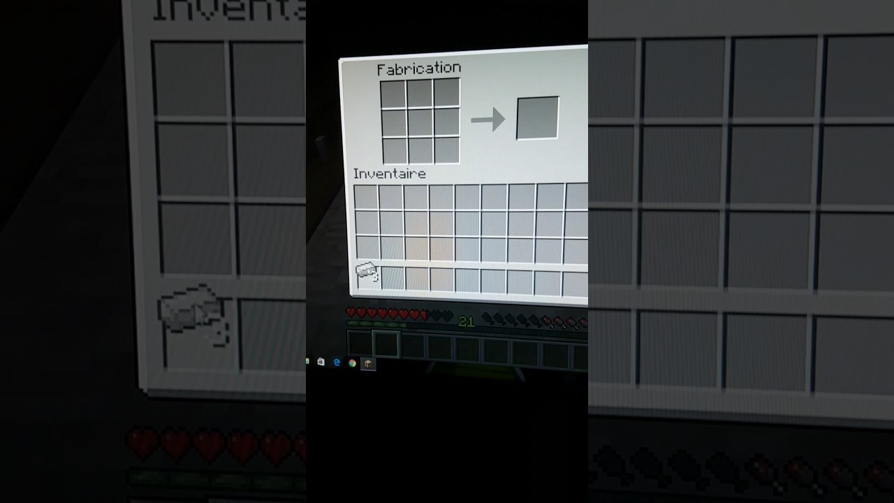 Faire un seau dans minecraft