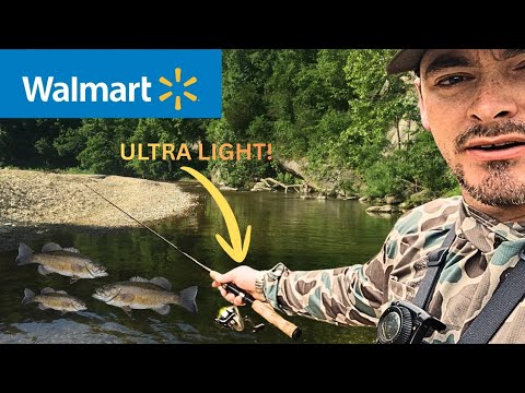 Ultralight Fishing For SMALLMOUTH | Cossatot River | Beautiful Location
