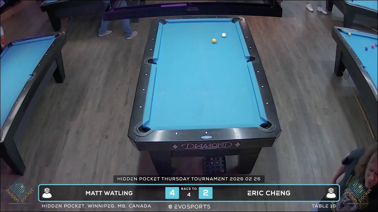 MATT WATLING vs ERIC CHENG - HIDDEN POCKET - TABLE 10 | EvoSports