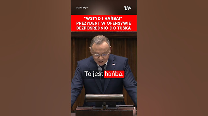 "Wstyd i hańba!". Prezydent Duda ostro do koalicji rządzącej