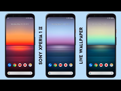 Sony Xperia 1 Ii Live Wallpaper Install Any Android Device No Root Youtube