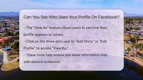 Can You See Who Sees Your Profile On Facebook? - Everyday-Networking