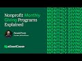 Monthly Giving Programs Explained: How to Start & Why You Need One