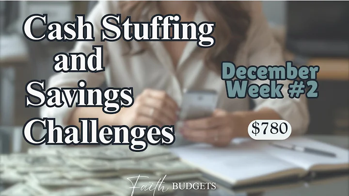 Cash Envelope Method |Cash Stuffing| $780 | Dec. Week #2 | Starting over after divorce