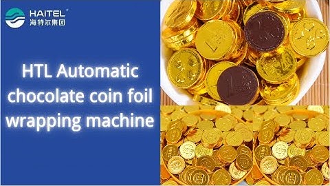 Introducing Our Automatic Chocolate Coin Foil Wrapping Machine! 🍫✨