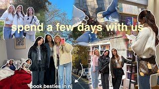 vlog: hangout with us 📚✨ (book besties back in nj, book shopping + more!)