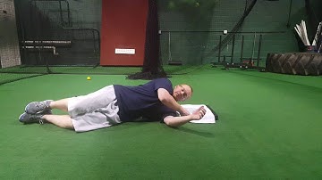 Left Sidelying Left Extended Adduction with Right Glute Max and Right Trunk Rotation