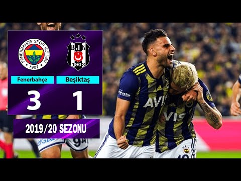 ÖZET: Fenerbahçe 3-1 Beşiktaş | 16. Hafta - 2019/20