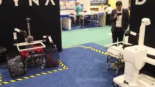 Dynasaur Folds Towels And Clothes Live At The Clean Show.