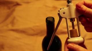 How to Use a Wing / Lever Corkscrew to Open a Wine Bottle How to Use a Wing / Lever Corkscrew to Open a Wine Bottle