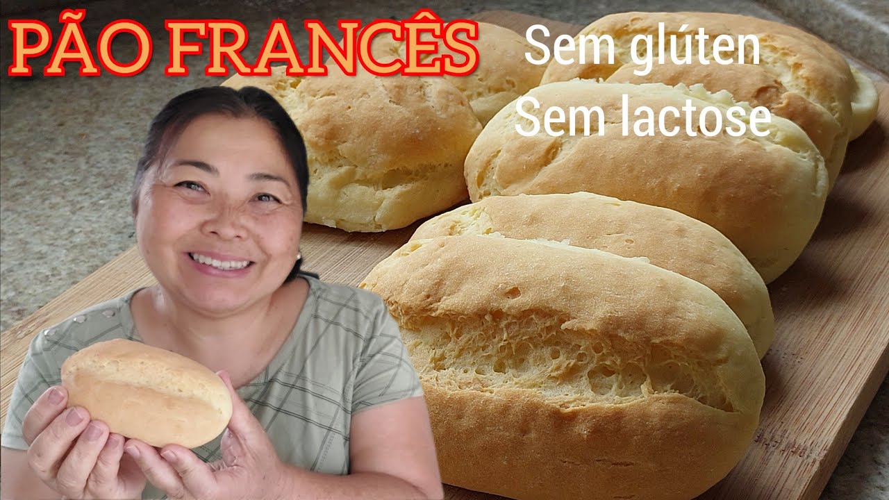 PÃO FRANCÊS SEM GLÚTEN E SEM LACTOSE
