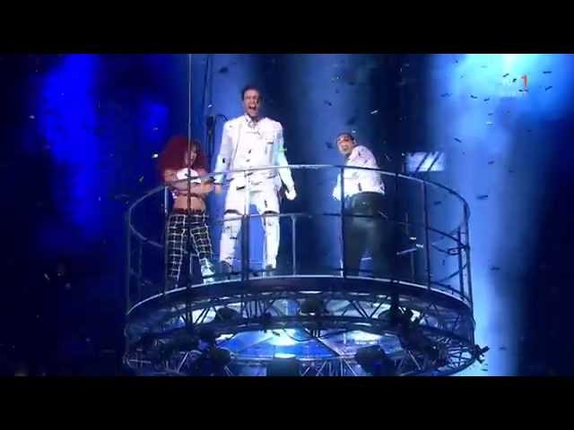 Sting - Eric Saade (Final Melodifestivalen 2015) with Lyrics HD class=