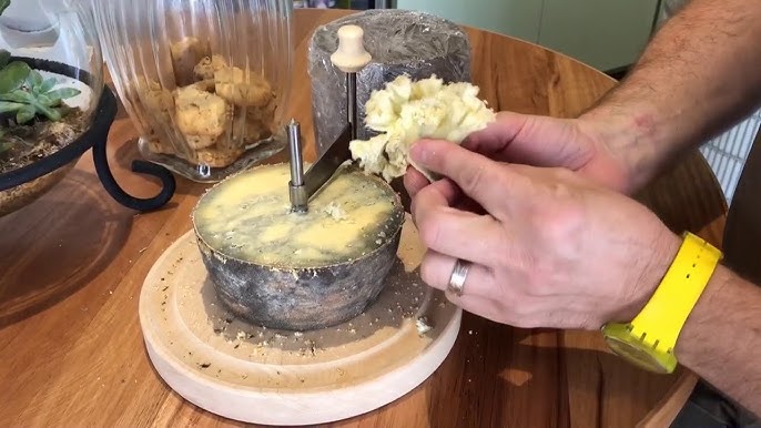 Vintage Girolle Cheese / Chocolate Shaver Machine a Racler la Tete de Moine