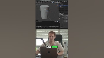 SNEAK PEEK: How to place your logo object for embossing on a cylinder.. #blendertutorial