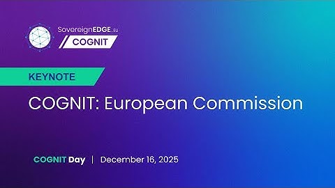 European Commission Keynote