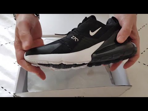 NIKE AIR  MAX 270 BLACK  SNEAKERS UNBOXING.