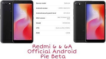 Redmi 6/6A Official Android Pie Beta, Dark Mode is here 😳