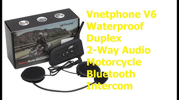 Vnetphone V6 - Best 6 Riders Helmet Intercom System