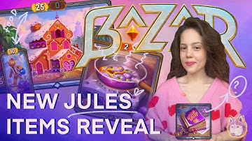 🧁 New Hero Jules Items Reveal! The Bazaar ✨ #bazaar