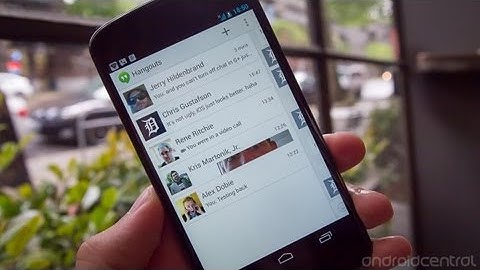The new Hangouts app for Android
