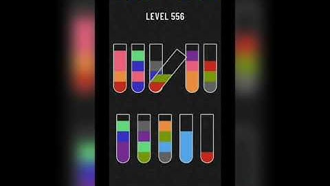 Water sort puzzle level 556
