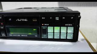 ALPINE 7385 de 1988 , prueba de funcionamiento