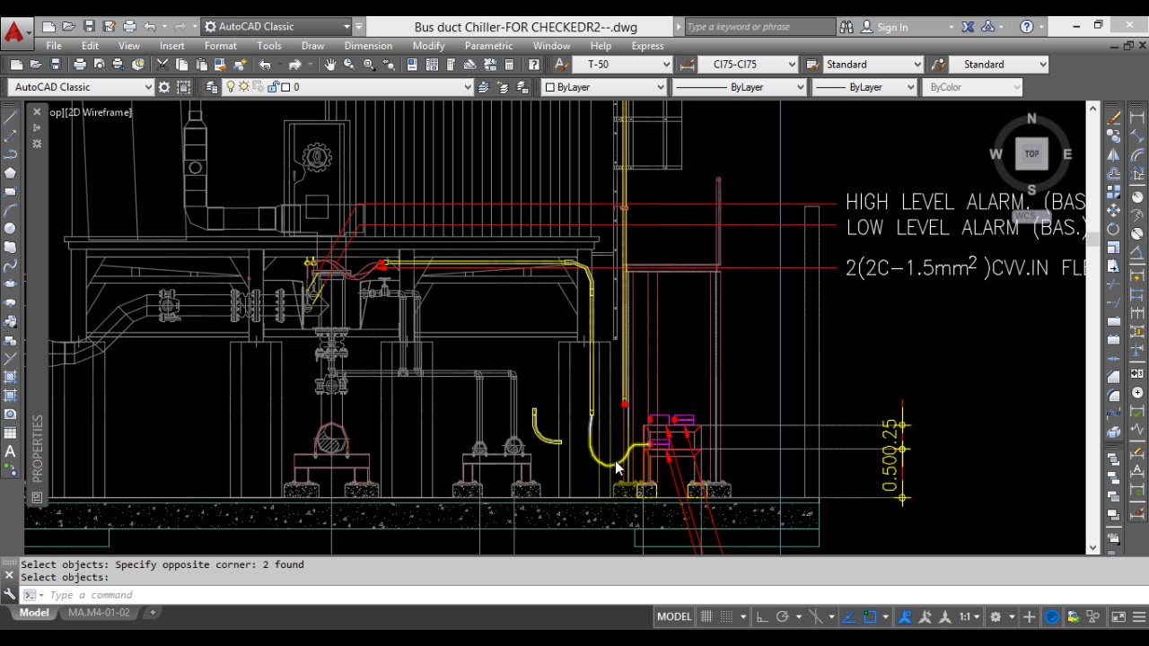 How to draw flexible conduit AUTOCAD - YouTube