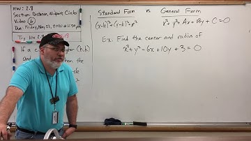 HW 2.8 Distance, Midpoints, Circles (6) – Equations of Circles Part 3