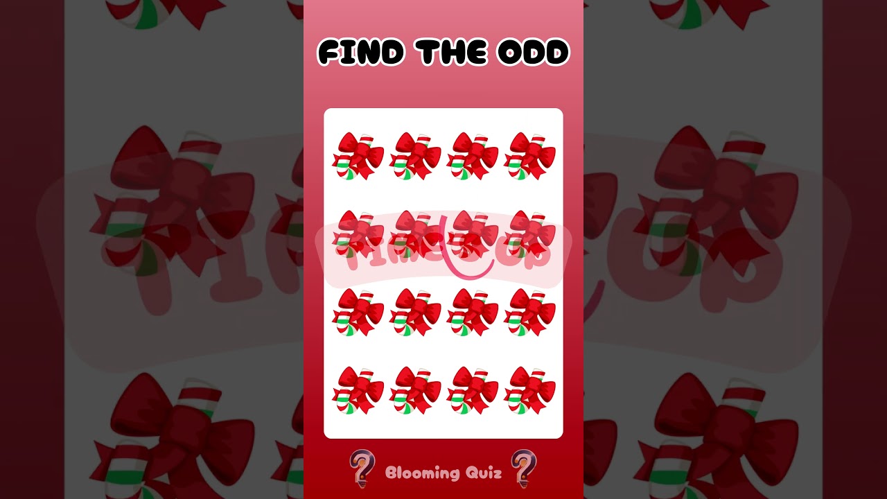 Find the ODD One Out-3 | Christmas Edition 