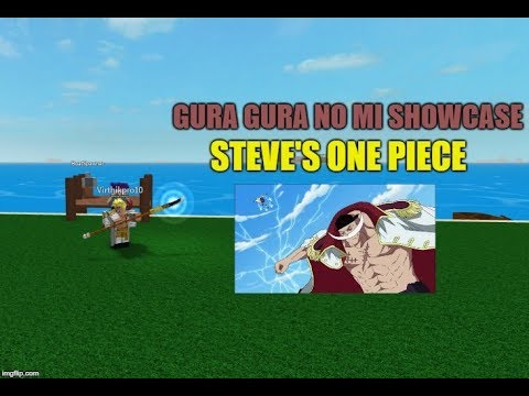 Gura Tremor Devil Fruit Showcase New One Piece Game Steve S One Piece Roblox Youtube - yami yami no mi showcase steves one piece roblox