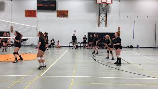 Back row outside hitter