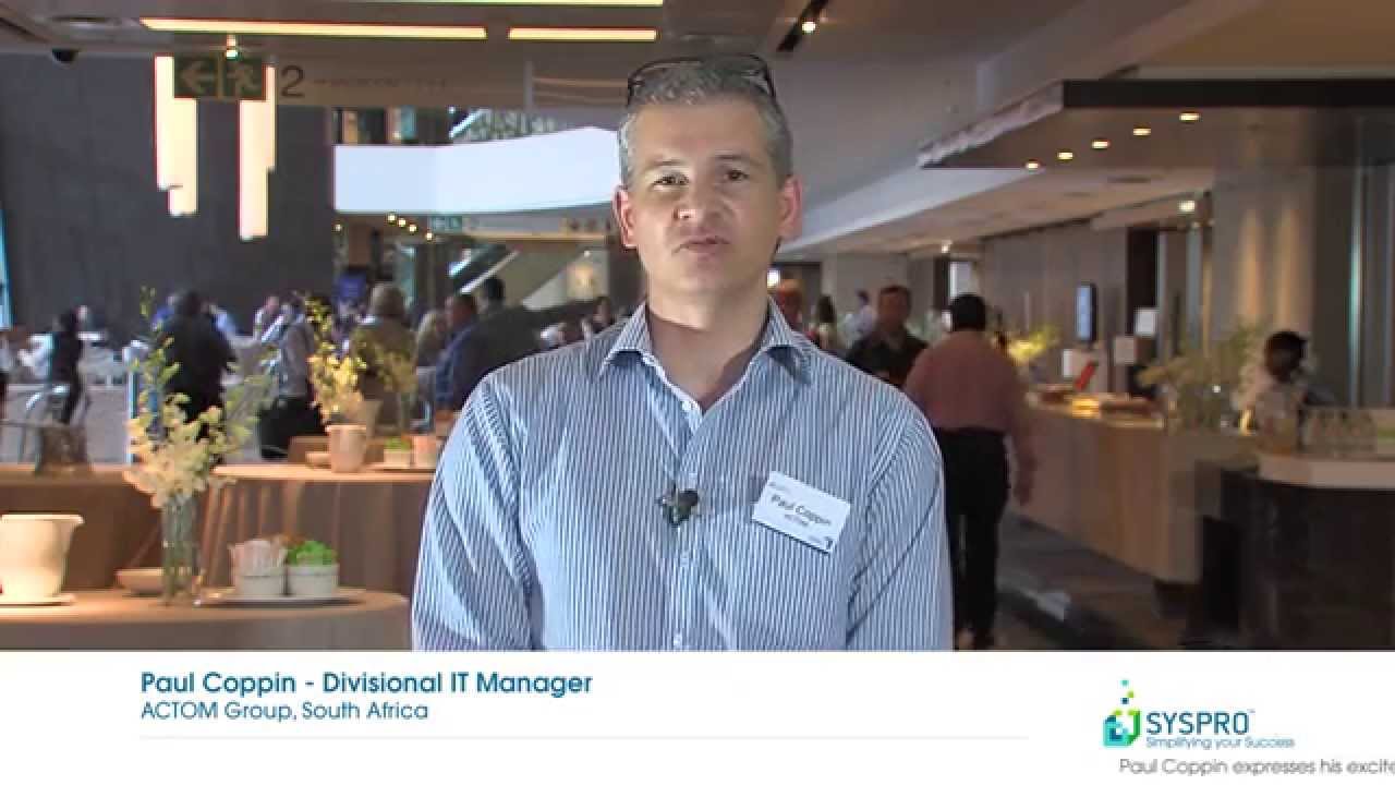 SYSPRO 7 - ACTOM Group Testimonial