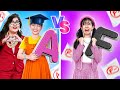 Good student vs bad student at school  funny stories about baby doll family