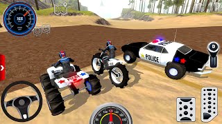 Juegos De Carros - Motos de Cross, Quads 4x4, Policia Deportiva - Offroad Outlaws Android Gameplay