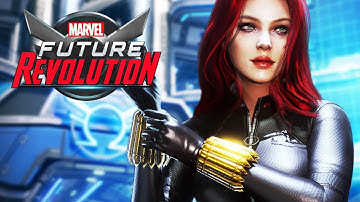 MARVEL Future Revolution Review | Black Widow Gameplay (Mobile MMORPG)