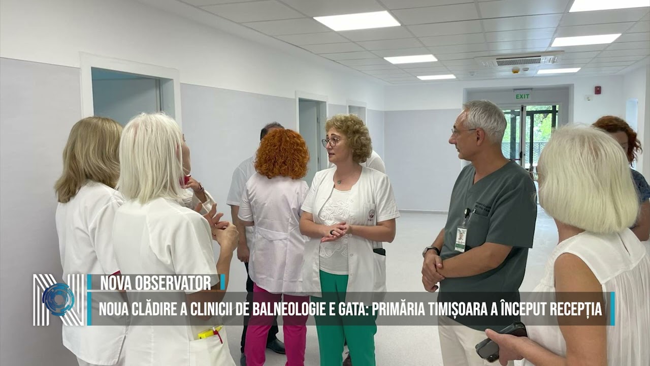 Noua clădire a Clinicii de Balneologie e gata: Primăria Timișoara a început recepția Noua clădire a Clinicii de Balneologie e gata: Primăria Timișoara a început recepția