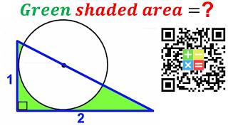 Can you find area of the Green shaded region | (Triangle) | #math #maths | #geometry