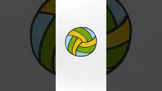 Draw And Color A Ball Easy Drawing For Kids