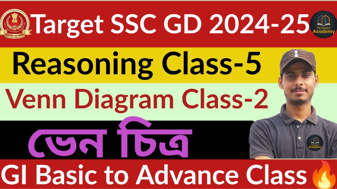 Venn Diagram Class-2 | Venn Diagram Class For SSC GD | Reasoning